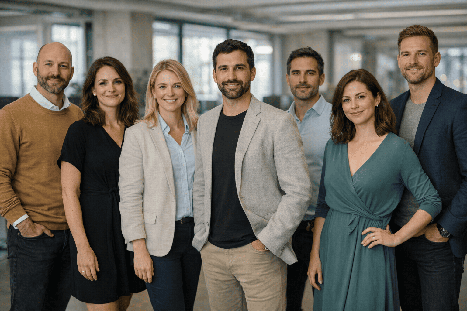 Team working on AI trading platform — Breed Geldoord